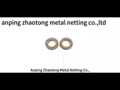 2.5CM Ρολάρα πλεκτών συρμάτων από ανοξείδωτο χάλυβα για οθόνες