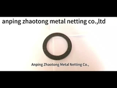 Στρογγυλότητα Πλέξιμο πλέξιμο Demister Pad 0.23mm Αντίσταση στη διάβρωση