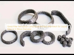 Καλή αντοχή στο φίλτρο Συμπυκνωμένο πλεκτό σύρμα για φίλτρο υγρών Διαμέτρου 14 X 10 mm