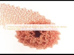 2*3mm Μέγεθος τρύπας Τυφαντό μεταλλικό δίχτυ Απλό ύφασμα για διάφορες βιομηχανικές χρήσεις