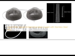 Φιλτράρισμα υγρών τετραγωνικά πλεγμένα σύρματα με ατσάλινο σύρμα