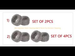 Μπάλα καθαρισμού 403 από ανοξείδωτο ατσάλι 6*4mm για τον καθαρισμό της κουζίνας
