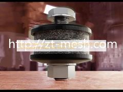 Φλάντζες εξάτμισης από συρμάτινο πλέγμα από ανοξείδωτο χάλυβα 40*20*10,3 mm Συμπιεσμένο πλεκτό συρμάτινο πλέγμα OEM