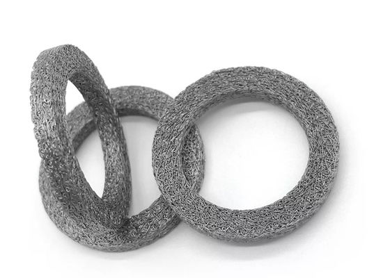 Ασημένιο κίτρινο από ανοξείδωτο χάλυβα απλό πλεκτό σύρμα δαχτυλίδι πλέγμα Customzied διάμετρος 5-300mm