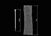 Ασημένιο πλεκτό ανοξείδωτο πλέγμα 5ft 10ft ογκώδες πλέγμα πλυντηρίων δομών
