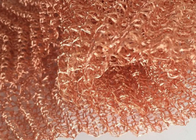 Ζαρωμένο/πτυχωμένο πλεκτό χαλκός πλέγμα καλωδίων 0.18mm cOem για το φίλτρο