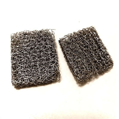 Συμπιεσμένο κίτρινο πλεκτό στόλισμα Dia 50mm πλέγματος καλωδίων για το φίλτρο πετρελαίου