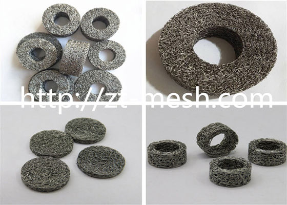 85mm X 30mm Circle Stainless Steel Wire Mesh Washer Mesh Opening : 2mm X 3mm