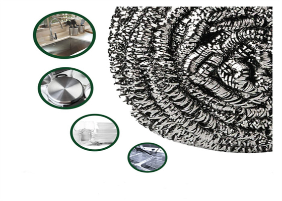 Βαρέων καθηκόντων καθαρίζοντας σφαίρα 23g Dia 7cm ανοξείδωτου 410 ασημένιο χρώμα