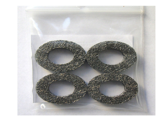 Πλεκτή υψηλή ακρίβεια ταινία 25mm πλέγματος καλωδίων ανοξείδωτο γύρω από την τρύπα