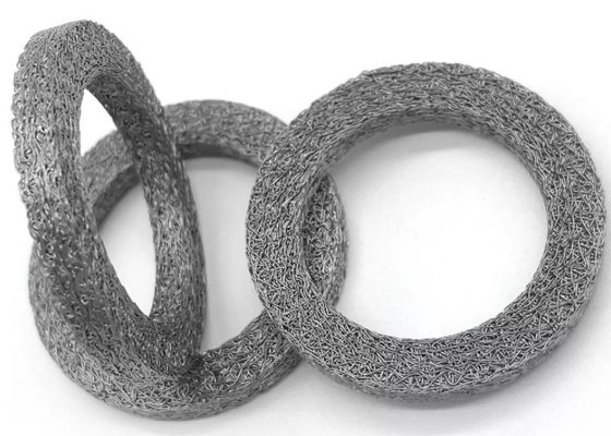 Λευκό και ασημένιο πλεκτό συρματόπλεγμα φίλτρο οξύ και αλκαλική αντοχή και δείγμα