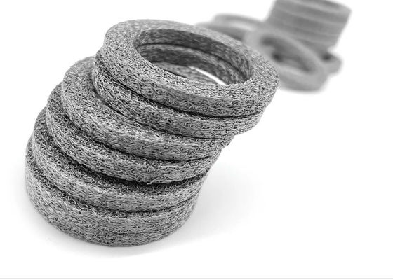 Ασημένιο κίτρινο από ανοξείδωτο χάλυβα απλό πλεκτό σύρμα δαχτυλίδι πλέγμα Customzied διάμετρος 5-300mm