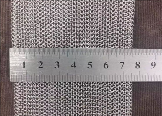 Ανοξείδωτο 35mm πλάτος 0.23mm πλεκτό πλέγμα καλωδίων χαλκού κίτρινο για καθαρό