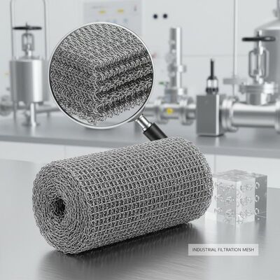 Ευέλικτο πλεκτό συρμάτινο πλέγμα 20*60 mm που παρέχει εξαιρετικό φιλτράρισμα και δομική σταθερότητα σε βιομηχανικές εφαρμογές