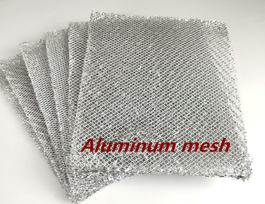 Πολυστρωματικό αλουμινίου φίλτρων ασημένιο χρώμα κυψελωτών εξαεριστήρων πλέγματος συμπιεσμένο cOem